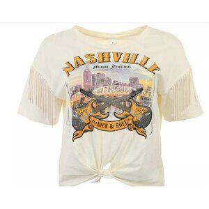 Messy Buns, Lazy Days Nashville Rock & Roll T-Shirt MEDIUM